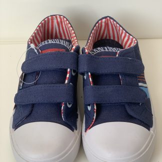 Lona azul/rojo con puntera Demax
