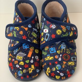 Zapatilla bota con estampado Javer