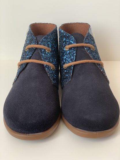Bota con cordón purpurina Xiquets