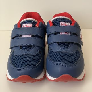Deportiva con doble velcro rojo/azul Krelax