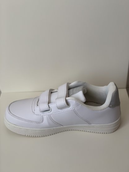 Deportiva de velcro blanca/plateado Demax - Imagen 2