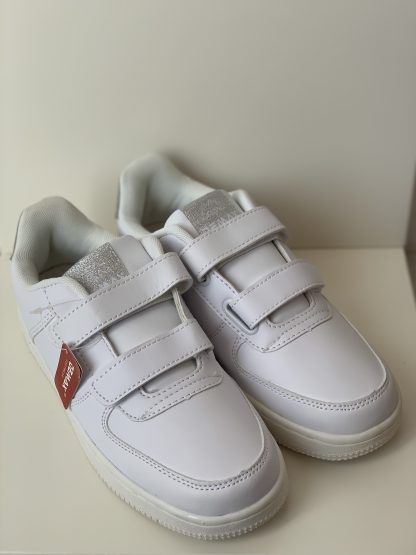 Deportiva de velcro blanca/plateado Demax - Imagen 6