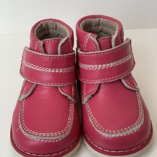 Bota con velcro fucsia Bonino