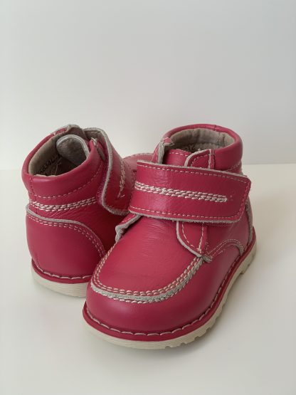 Bota con velcro fucsia Bonino - Imagen 3