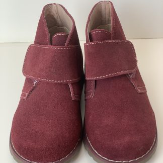 Bota con velcro burdeos Bonino