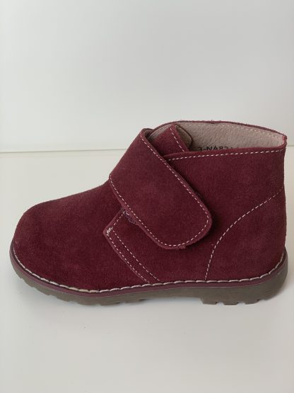 Bota con velcro burdeos Bonino - Imagen 2