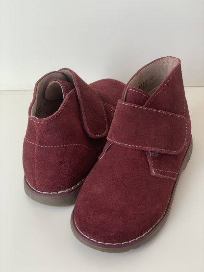 Bota con velcro burdeos Bonino - Imagen 3