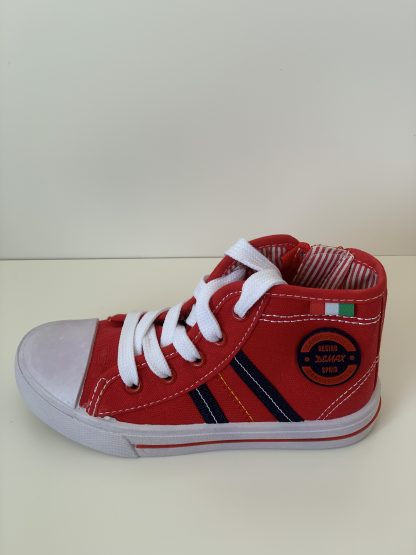 Lona bota cordones/cremallera azul Demax - Imagen 8