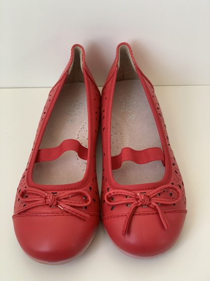 Bailarina calada roja elástico Bonino