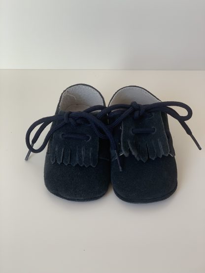 Zapatito flecos azul Bubble