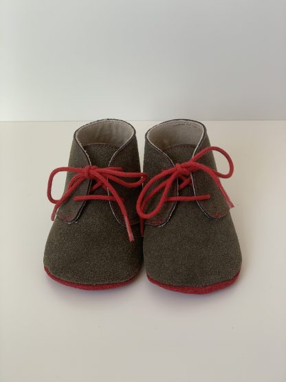 Botita cordones cuero/kaki Quiques - Imagen 8