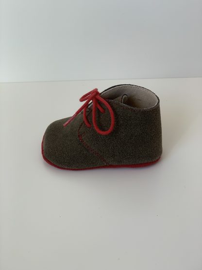 Botita cordones cuero/kaki Quiques - Imagen 9