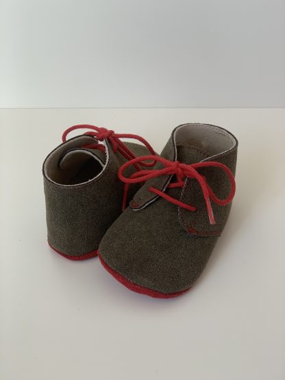 Botita cordones cuero/kaki Quiques - Imagen 10