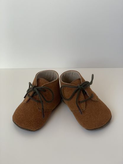 Botita cordones cuero/kaki Quiques - Imagen 7