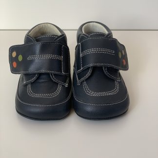 Botita velcro azul puntos Citos