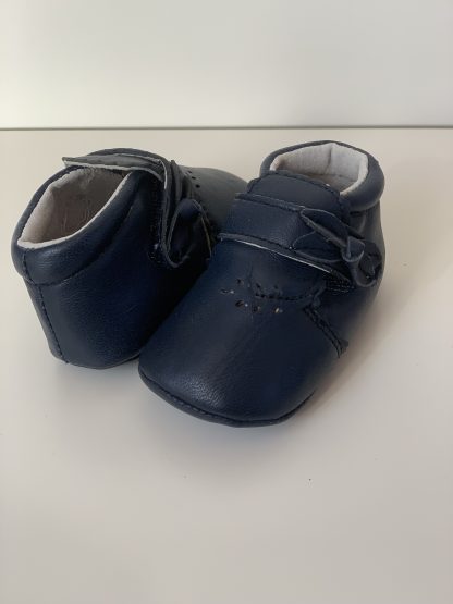 Botita con velcro/lazo azul Bubble - Imagen 3