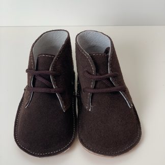Botita cordones marrón Bubble