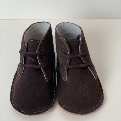Botita cordones marrón Bubble