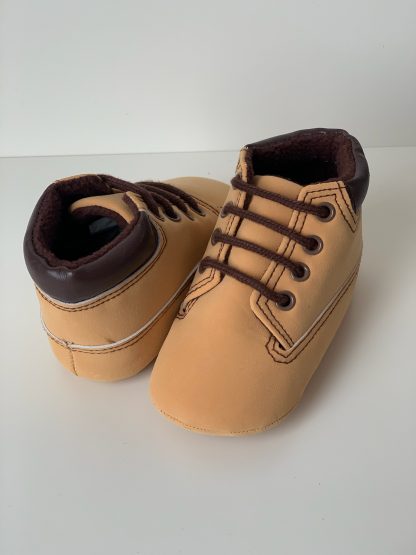 Botita cordones cuero/marrón Bubble - Imagen 3