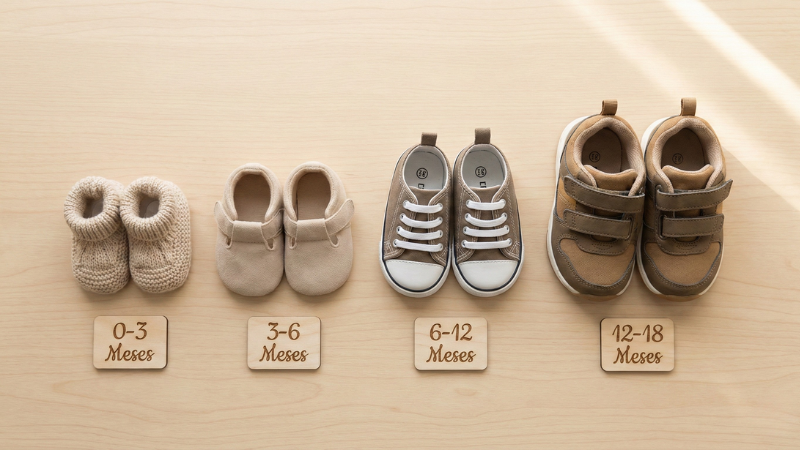 como saber la talla de zapato de un bebe, cómo saber la talla de zapato de mi bebé, cómo saber la talla de zapatos de un bebé